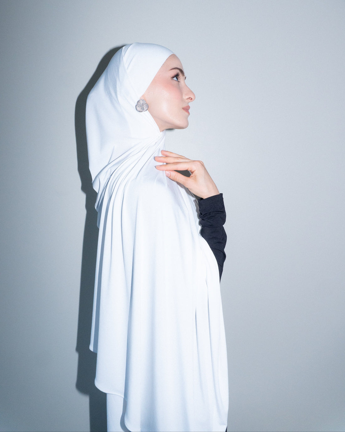 Premium Tie-Back Modal Jersey Hijab – Hazal Studios