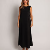 Aurora-Sleeveless-Slip-Dress-Formal-Black