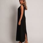 Aurora-Sleeveless-Slip-Dress-Formal-Black