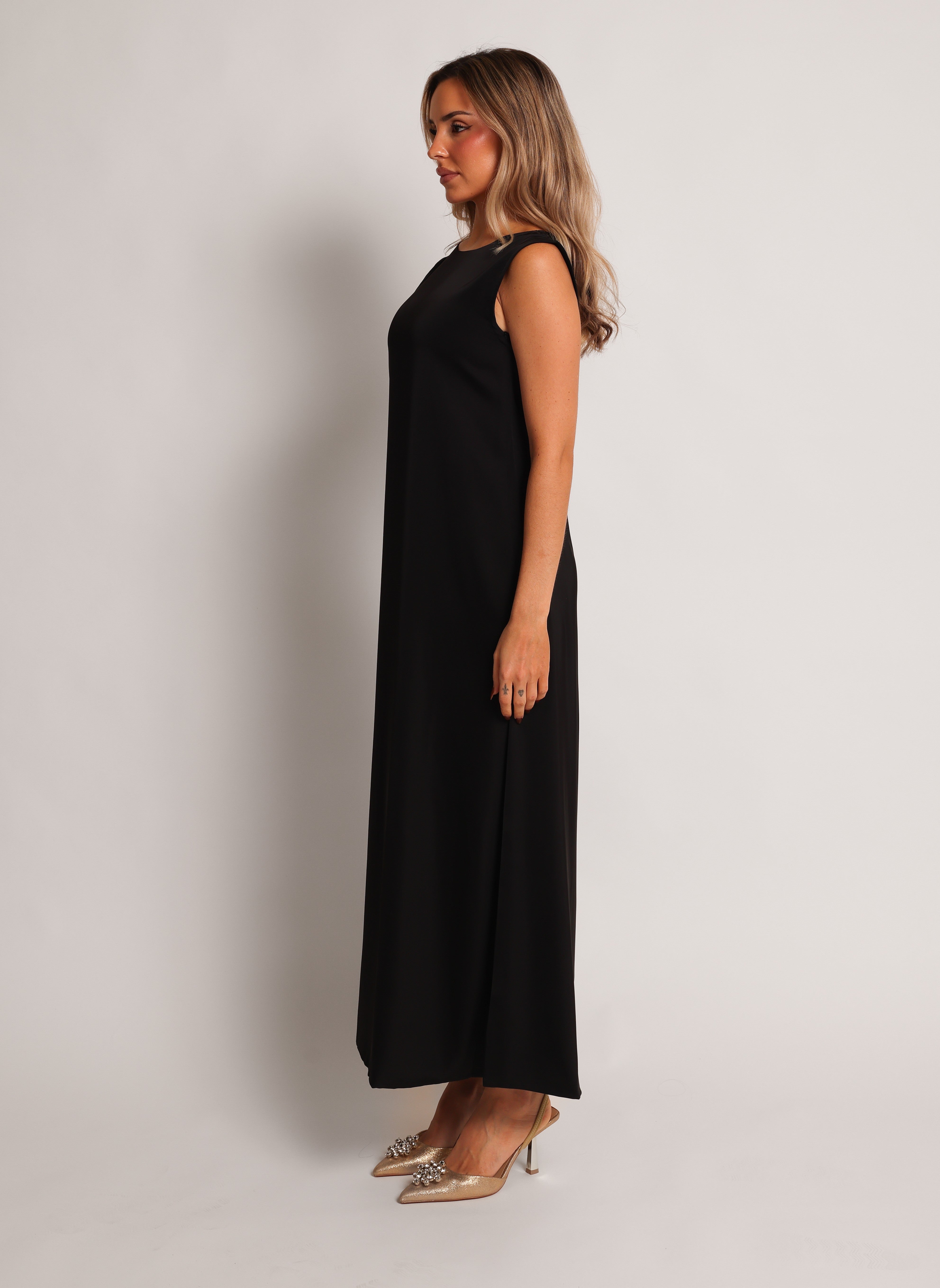 Aurora-Sleeveless-Slip-Dress-Formal-Black