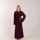 WOMANWEAR_MODEST_MAXI_DRESS_CO_ORD_SETS_MAXISKIRT_BURGUNDY_TWOPIECE_SET_BLOUSE_BUTTONS__MERMAIDSKIRT_
