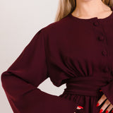 WOMANWEAR_MODEST_MAXI_DRESS_CO_ORD_SETS_MAXISKIRT_BURGUNDY_TWOPIECE_SET_BLOUSE_BUTTONS__MERMAIDSKIRT_