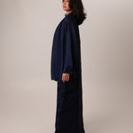 London-jacquard-everyday-abaya-designed-natural-navy-blue-3