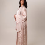 Open-Abaya-Jacquard-Silk-Scarf-Pink-Modest-6