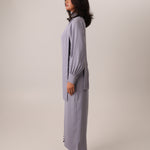 buttoned-crepe-kaftan-dress-grey-belt-1