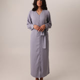 buttoned-crepe-kaftan-dress-grey-belt-2