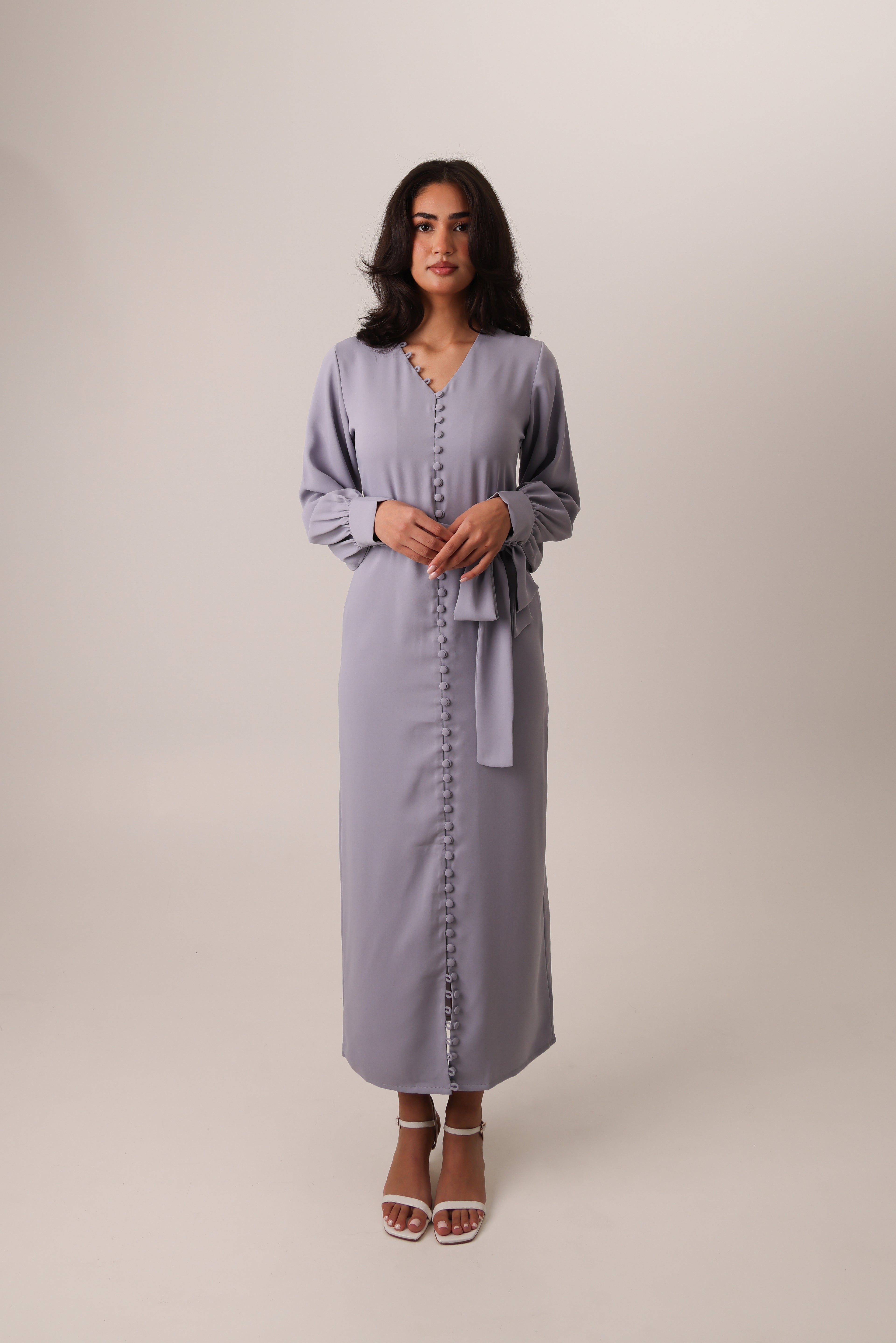 MAXIDRESS_BUTTONED_MODEST_MODESTWEAR_LONGSLEEVE_VNECK_NOTSEETHROUGH_PREMIUMFABRIC