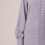 buttoned-crepe-kaftan-dress-grey-belt-4