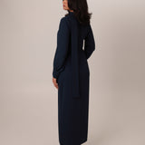 buttoned-crepe-kaftan-dress-navy-royal-2