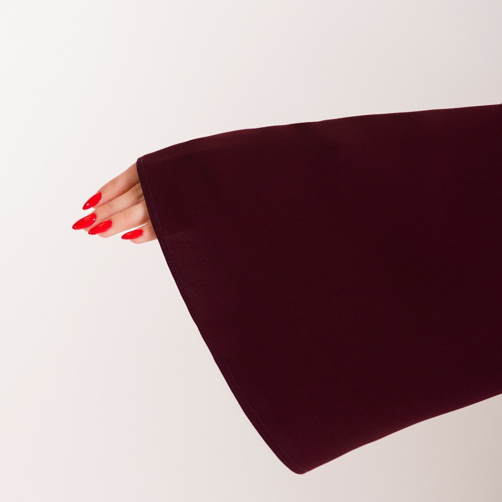 Daisy Deep Burgundy blouse and flowing mermaid maxi skirt set