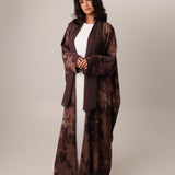 printed-abaya-open-brown-cut-split-modest-1